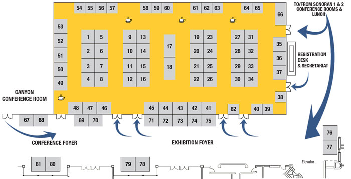 Exhibition Layout for the INMR WORLD CONGRESS